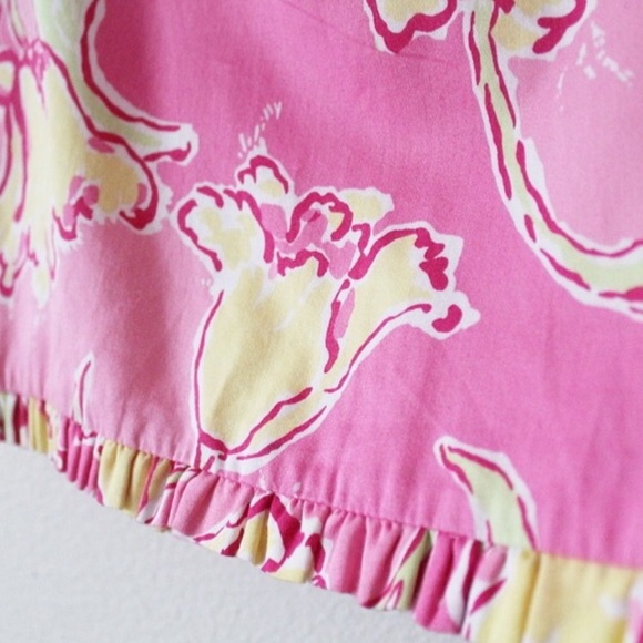 Lily Pulitzer Tulip Floral Ruffle Hem Mini Skirt - Picture 3 of 7